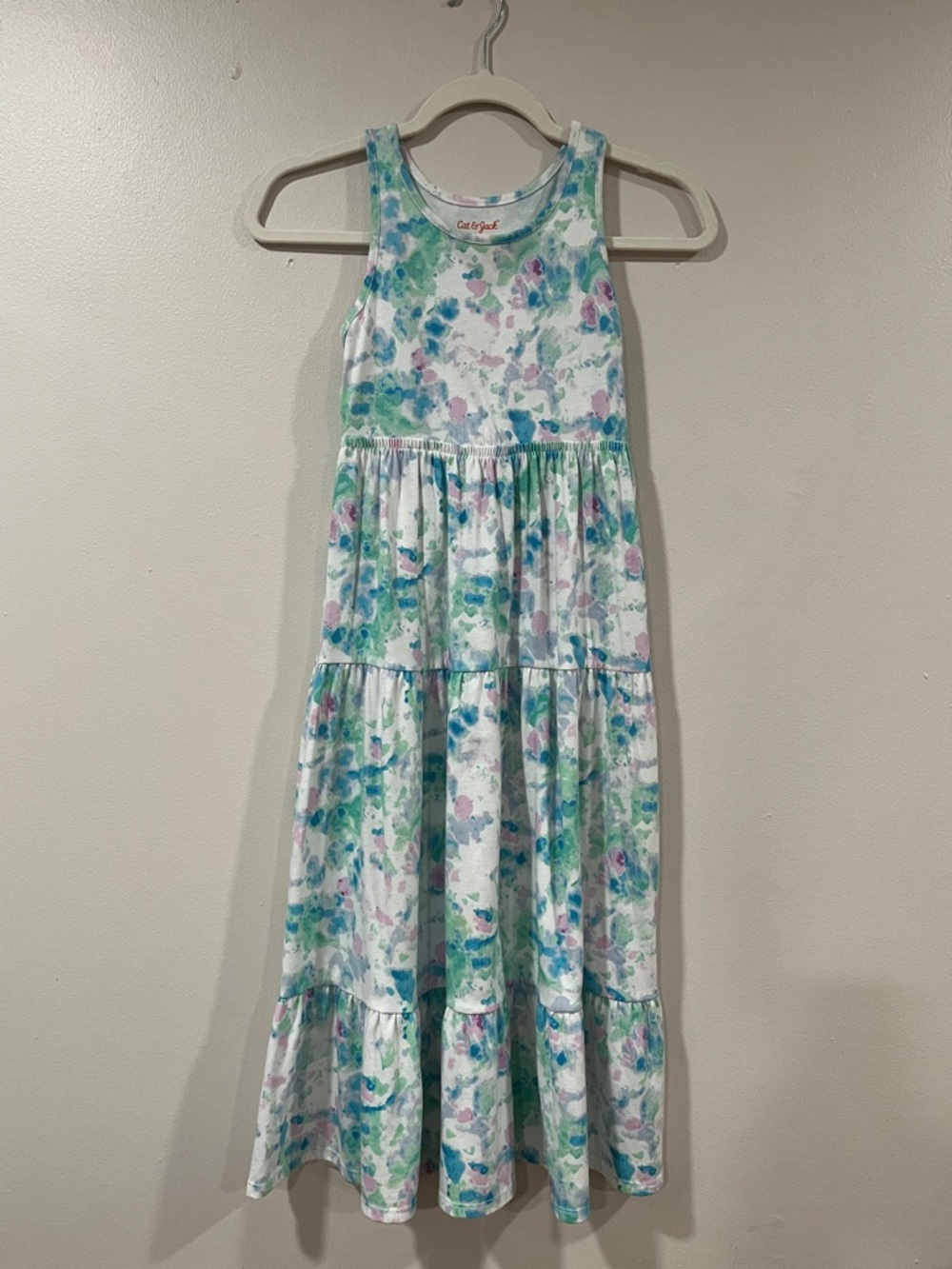 CAT & JACK Girls Multicolor Maxi Dress. Size 7